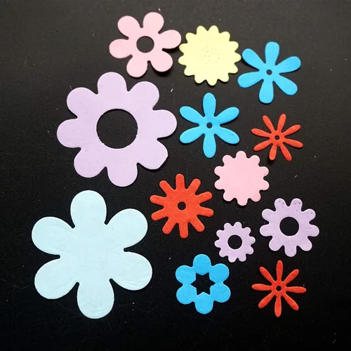 Miniatura 4 de Troqueles de corte de metal, flores en 13 formas, plantilla de estampado en relieve, troqueles para hacer tarjetas, álbumes de recortes, papel