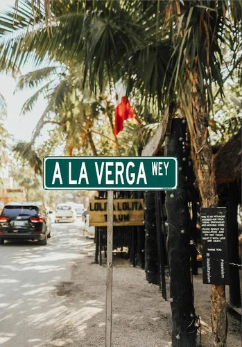 Miniatura 5 de A La Verga Wey divertido humor mexicano español de 16 x 4 pulgadas, letrero de calle para el hogar, bar, humor latino, decoración de pared