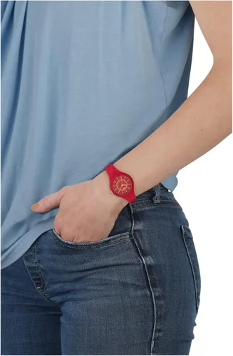 Miniatura 5 de Versus Versace Reloj de moda Fire Island para mujer. Correa de silicona ajustable y deportiva. Incluye bolsa de regalo de viaje.