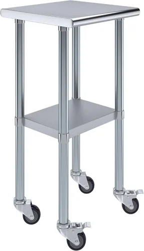 Miniatura 55 de Mesa de trabajo de acero inoxidable, mesa de metal
