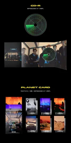 Miniatura 4 de SM Ent. EXO - Álbum Especial DON'T FIGHT THE FEELING [Photo Book Ver.1] Álbum+Juego de tarjetas de fotos extra