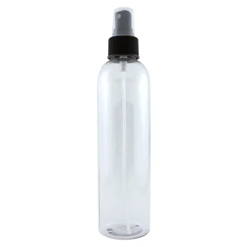 Miniatura 12 de Botella de plástico transparente de 8 fl oz con tapa dispensadora (individual)