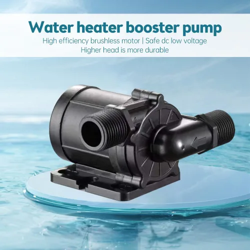 Miniatura 5 de Bomba de agua sumergible, 30 W CC sin escobillas de bajo ruido, bomba de agua para lavavajillas de escritorio, fuente acuario (4824A 24V)