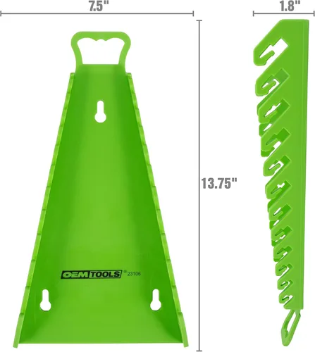 Miniatura 3 de OEMTOOLS 23106 Organizador de llaves inversas con asa, para tienda, garaje o caja de herramientas, organizadores y almacenamiento para un transporte