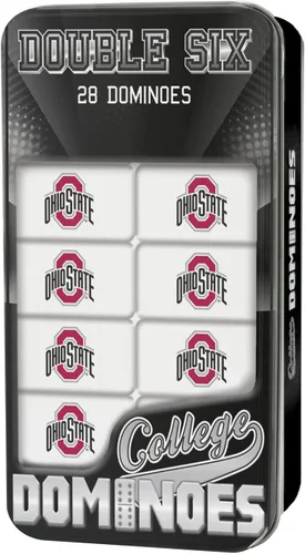 Miniatura 24 de MasterPieces Game Day - NCAA Alabama Crimson Tide - Juego de Dominó Doble Seis de 28 Piezas con Logo del Equipo
