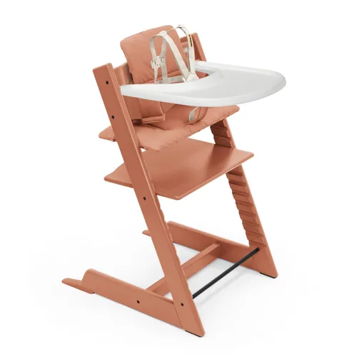 Miniatura 11 de Silla alta Stokke Tripp Trapp 2 (negra), cojín 2 (gris nórdico) + bandeja Stokke (negra) - Incluye silla + juego de bebé con arnés extraíble