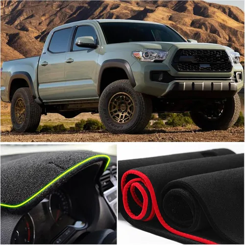 Miniatura 4 de Funda protectora para salpicadero interior compatible con Toyota Tacoma SR SR5 TRD Sport TRD Off-Road Limited y TRD Pro 2016-2023, protector