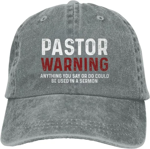 Miniatura 19 de Regalos de agradecimiento para pastores, regalos para pastores para hombres, sombrero de advertencia para pastor, gorra de advertencia para pastor