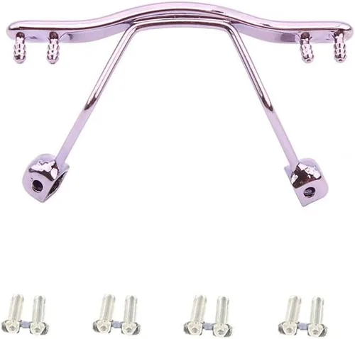 Miniatura 4 de Gafas sin montura doradas, puente de nariz, almohadillas para gafas, piezas de doble tapón de goma y accesorios de destornillador