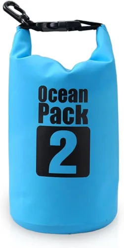 Miniatura 12 de Bolsa seca flotante impermeable Bear Outdoor, para canotaje, kayak, senderismo, snowboard, acampada, rafting, pesca y excursionismo Negro