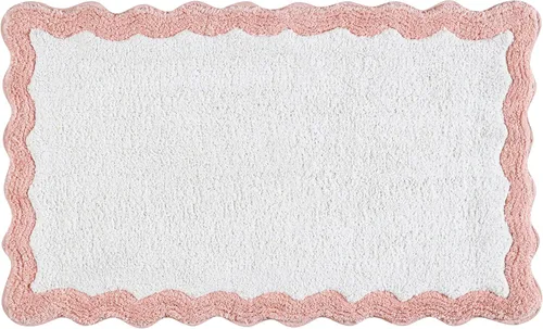 Miniatura 14 de Alfombra de baño de felpilla de algodón de 17 x 24 pulgadas, color beige, tapete de baño de felpa suave, ultra absorbente, de secado rápido, lavable