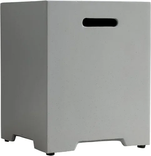 HOMPUS - Mesa con cubierta para tanque de propano de 16 pulgadas para mesa de fuego, cubierta para tanque de gas de 20 libras, mesa de parrilla de
