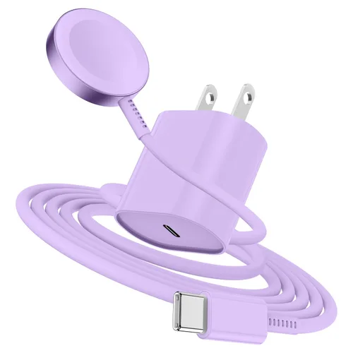 Miniatura 9 de Susnwere Cargador Rápido para Cargadores de Apple Watch con Bloque de Carga de 20W, USB C Magnético para Cable de Carga Rápida i-Watch para Watch