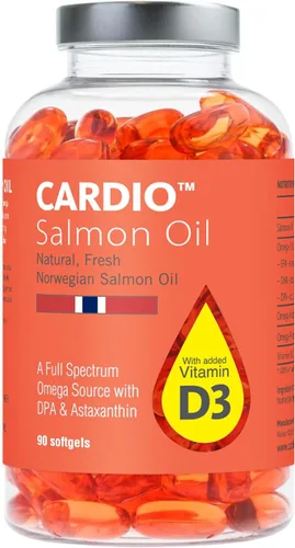 Miniatura 10 de Aceite de pescado Omega 3 de alta resistencia, 1000 mg, aceite de salmón noruego con EPA y DHA, sin eructos ni regusto, suplemento de ácidos grasos