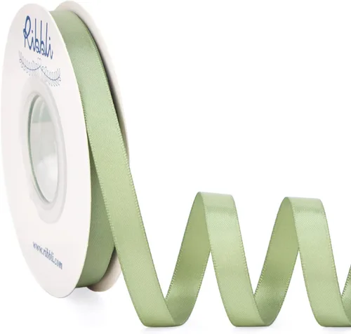 Miniatura 19 de Ribbli - Cinta de satén de doble cara dorada, 1 pulgada x 25 yardas, uso para ramo de lazos, envoltura de regalos, decoración de boda Dorado