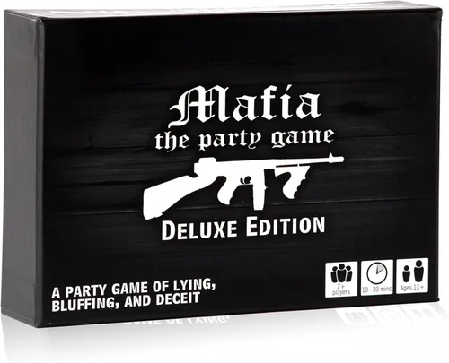 Apostrophe Games Mafia El Juego de Fiesta Edición Deluxe – Un Juego de Mentiras, Engaños y Traición – Juego de Cartas, para Adultos y Adolescentes –