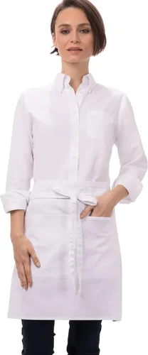 Miniatura 23 de Chef Works Delantal unisex medio bistro para servidor