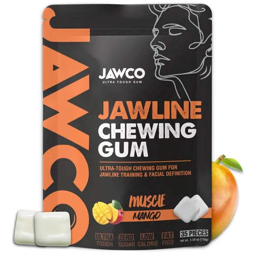 Miniatura 15 de JAWCKO Chicle Ultra-Resistente para Mandíbula Obtén una Mandíbula Más Fuerte y Cuadrada Chicle Duro de Entrenamiento para Mandíbula Fuerza 15X