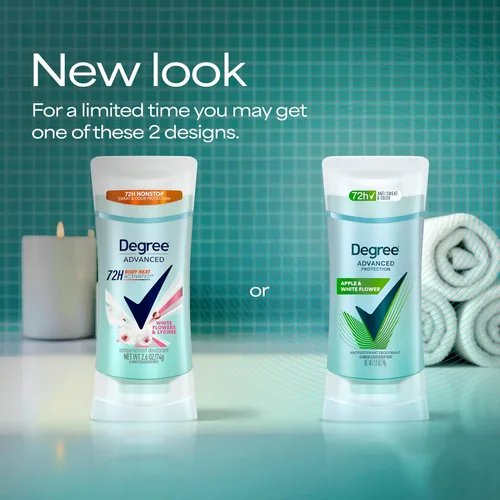 Miniatura 3 de Degree Advanced Protection - Desodorante antitranspirante White Flowers & Lychee para mujeres, 72 horas de control del sudor y el olor