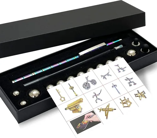 Miniatura 3 de Bolígrafo Fidget Magnético, Juguetes Fidget Geniales, Regalo para Chicos Adolescentes, Juguetes Fidget - Perfecto para Alivio del Estrés y Enfoque