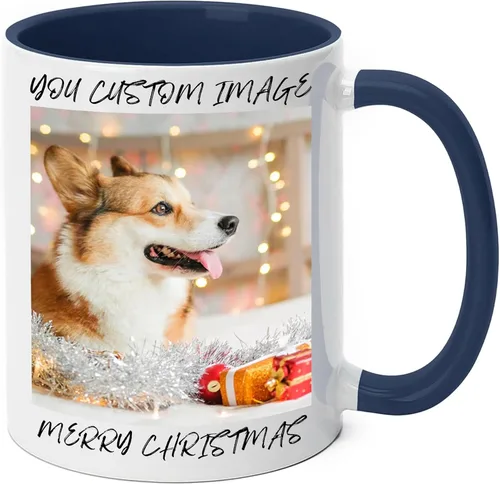 Miniatura 27 de Taza de café personalizada con texto y foto, taza personalizada, ideas únicas, regalos para hombres, mujeres, mamá, papá, novia, novio, amigo, Negro