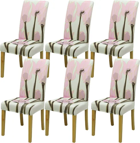 Miniatura 54 de BIETYONE - Fundas para sillas de comedor, juego de 2 fundas para sillas de comedor o cocina, lavables, protectoras, para sillas Parsons