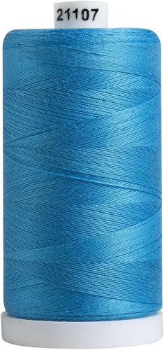 Miniatura 56 de Connecting Threads Hilo de coser 100% algodón, carrete de 1200 yardas (azul almirante)