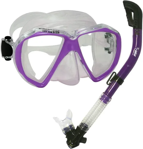 Miniatura 3 de PROMATE Snorkel Buceo Buceo Seco Máscara de Snorkel Deluxe Gear Set/ SCS0031