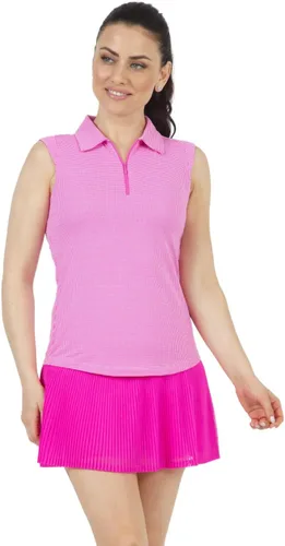 Miniatura 2 de IBKUL Athleisure Wear - Polo sin mangas con protección solar UPF50+ Icefil Cooling Tech Mini Check - 14754