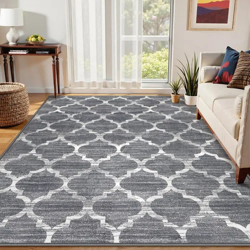 Miniatura 18 de Lahome Alfombra marroquí para pasillo – Alfombra antideslizante lavable de 2 x 6 pies con parte trasera de goma, suave y no desprende pelo, alfombra