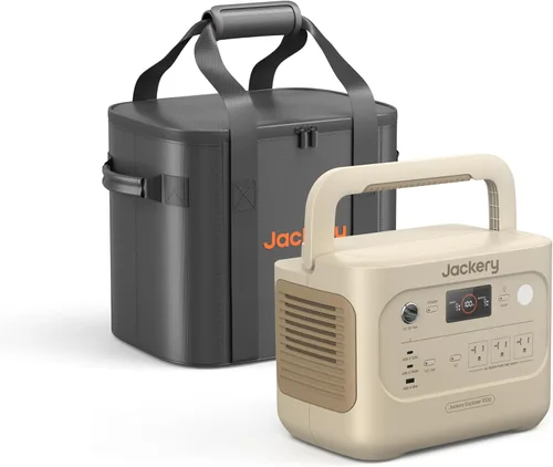 Miniatura 15 de Jackery Explorer 1000 v2 Estación de Energía Portátil, Batería LiFePO4 de 1070Wh, Salida AC de 1500W/USB-C de 100W, Carga Rápida de 1 Hora