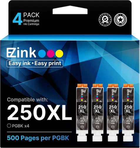 E-Z Ink Cartucho de tinta compatible de repuesto para Canon PGI-250XL PGI 250 XL PGBK para usar con PIXMA MX922 MX920 iP8720 IX6820 MX722 MG5420