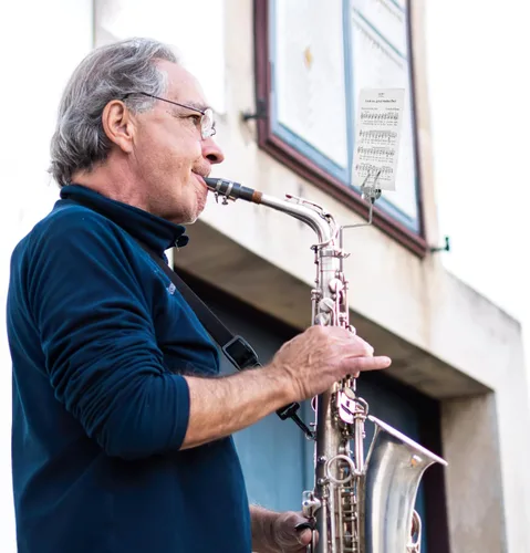 Miniatura 9 de Vaguelly Carpeta de puntuación de saxofón, soporte portátil para saxofón alto tenor para practicar principiantes banda de música