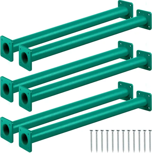 Dunzy Paquete de 6 barras de mono de 15 pulgadas, juego de escaleras, juego de barras de mono, accesorios para patio de recreo, escaleras, asas de