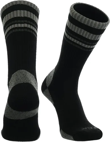 Miniatura 12 de TCK Calcetines de lana merino para hombres y mujeres para senderismo, caza, ciclismo de montaña, longitud de la tripulación para botas