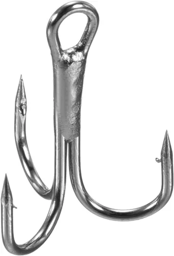 Miniatura 26 de PATIKIL Anzuelos de pescado agudos de acero al carbono, gancho de curva redondo afilado Gancho de púas triple para agua dulce y salada Blanco