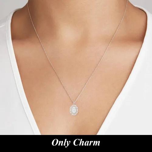 Miniatura 2 de 14k Gold Miraculous Medal Solid Charm Pendant Fine Jewelry for Women