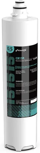 Frizzlife CB15R-HF Kit de carcasa de repuesto con cartucho de filtro CB10R en el interior, para sistemas de filtro de agua DW15, DW15F, TW15 debajo