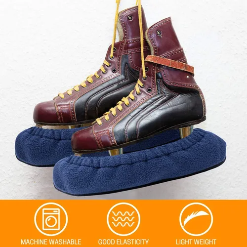 Miniatura 4 de VISEMAN Cubiertas de hoja de patinaje sobre hielo, empapadores de patinaje sobre hielo, protectores para patines de hockey, patines artísticos