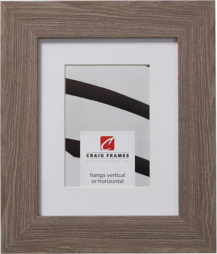 Miniatura 9 de Craig Frames American Barn - Marco de fotos de madera de granero sintética de 5 x 7 pulgadas con paspartú para mostrar una foto de 4 x 6 pulgadas
