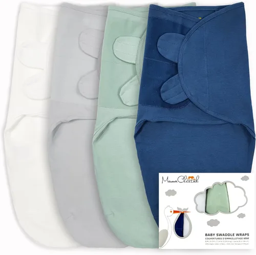 Miniatura 14 de Mama Cheetah Saco de envolver para bebés prematuros, saco de dormir orgánico para bebés prematuros, manta para envolver prematuros, envolturas