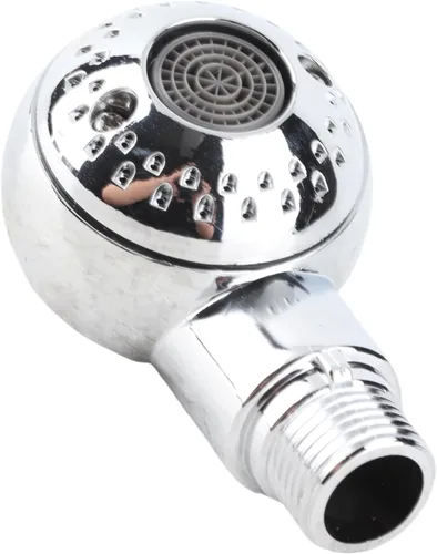 Miniatura 8 de Cabezal de ducha de mano, champú de alta presión, accesorio de cabezal de ducha con un boquilla de filtro de acero inoxidable, botón de ajuste de 2