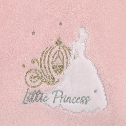 Miniatura 3 de NoJo Disney Ariel Watercolor Wishes - Manta de bebé súper suave color rosa, lavanda, aguamarina y naranja, una de una especie de sherpa