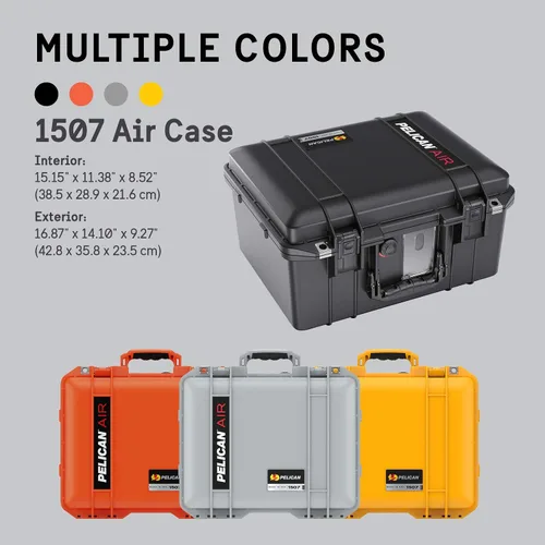 Miniatura 12 de Pelican Funda Air 1507 con espuma - Negro