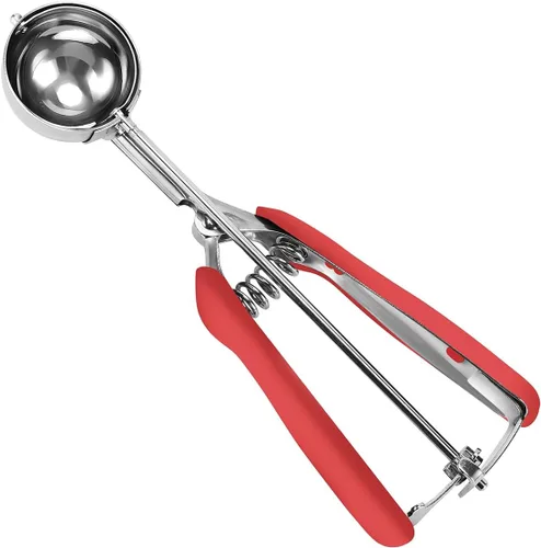 Miniatura 2 de HOMURE H Large Cookie Scoop 8 Tablespoon, 4 oz Ice Cream Scoop with Trigger, #8 Portion Scoop, Muffin Scoop, 18/8 Stainless Steel, Comfortable Grip