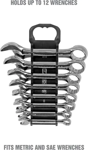 Miniatura 2 de OEMTOOLS 23109 Organizador de llaves rechonchas, para tienda, garaje o caja de herramientas, organizadores y almacenamiento para un transporte Negro