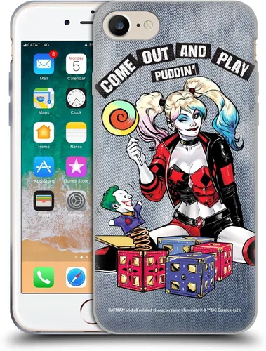 Miniatura 18 de Head Case Designs Funda de gel suave con licencia oficial de Batman DC Comics Love Hate Joker Harley Quinn Graphics [protección de grado militar]