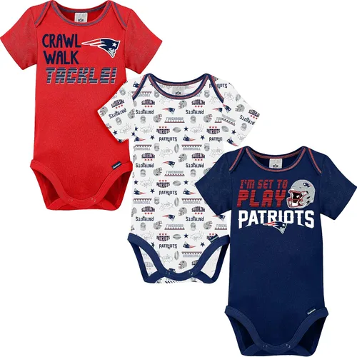 Miniatura 14 de Gerber - Mameluco unisex de manga corta para bebé, equipo de la NFL, paquete de 3