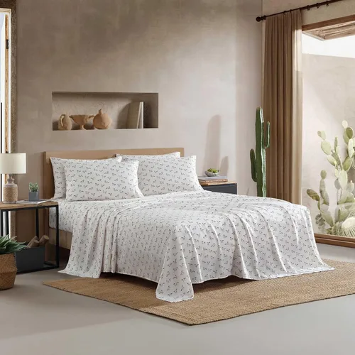 Miniatura 32 de Wrangler - Juego de sábanas tamaño Queen, ropa de cama ultrasuave y ligera, ligera para comodidad durante todo el año, bolsillos profundos, sábanas