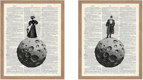 Miniatura 28 de Poster Master Póster de Arte del Diccionario - Impresión Retro de Mujer Soldadora - Arte de Sándwich de Queso a la Parrilla - Regalo para Ella